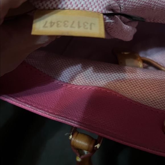 Dooney & Bourke Pink Janine Leather Top Handle and Crossbody Strap Purse - Picture 9 of 13